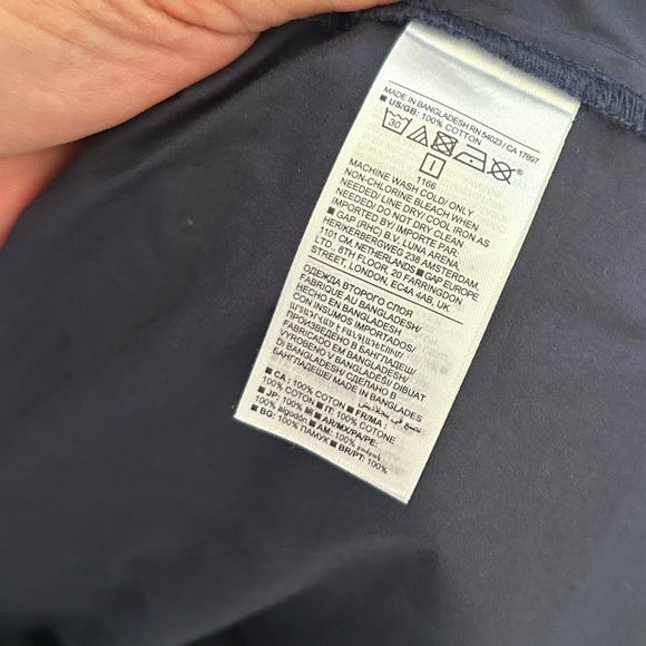 Banana Republic Navy Midi Shirt Dress - Picture 9 of 9